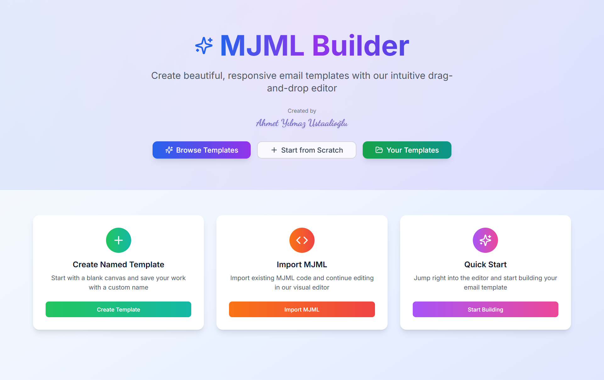 Mail Template Builder