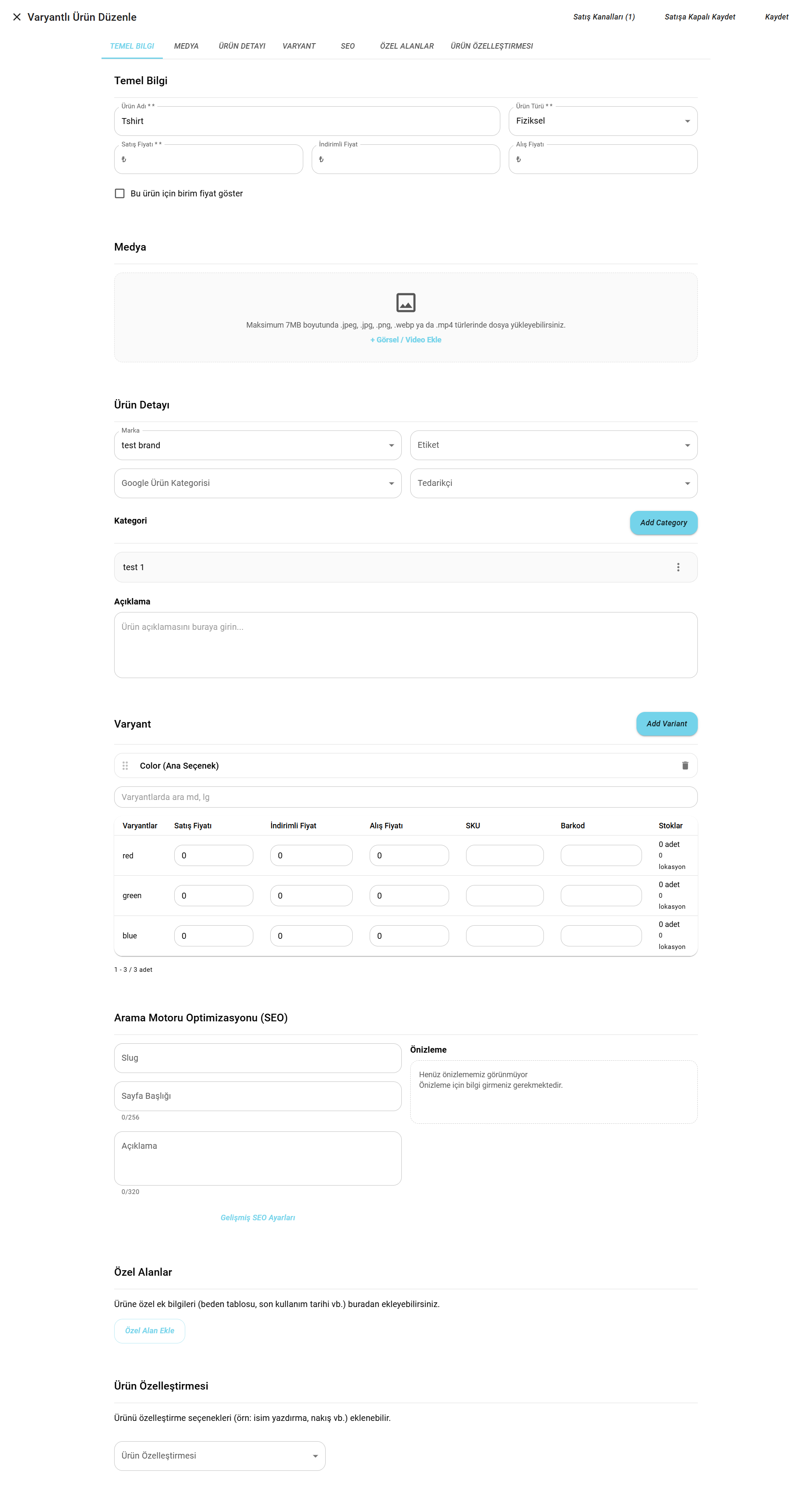Multi-Tenant B2B E-Commerce Platform - Görsel 6