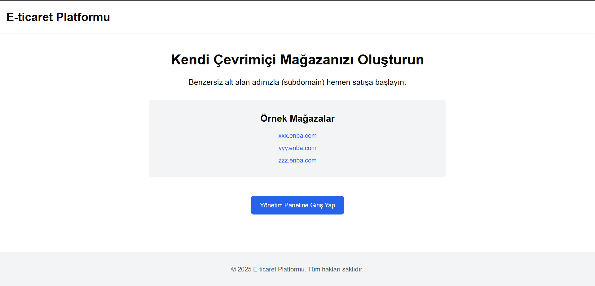 Multi-Tenant B2B E-Commerce Platform - Görsel 5